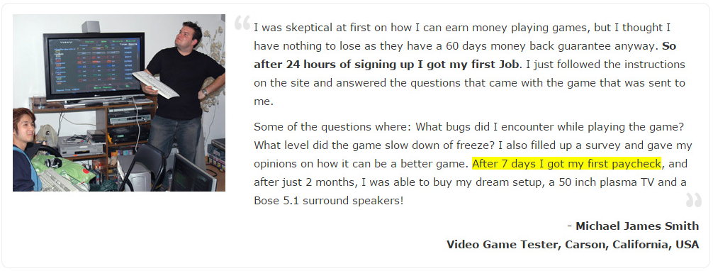 Gamer Testimonials